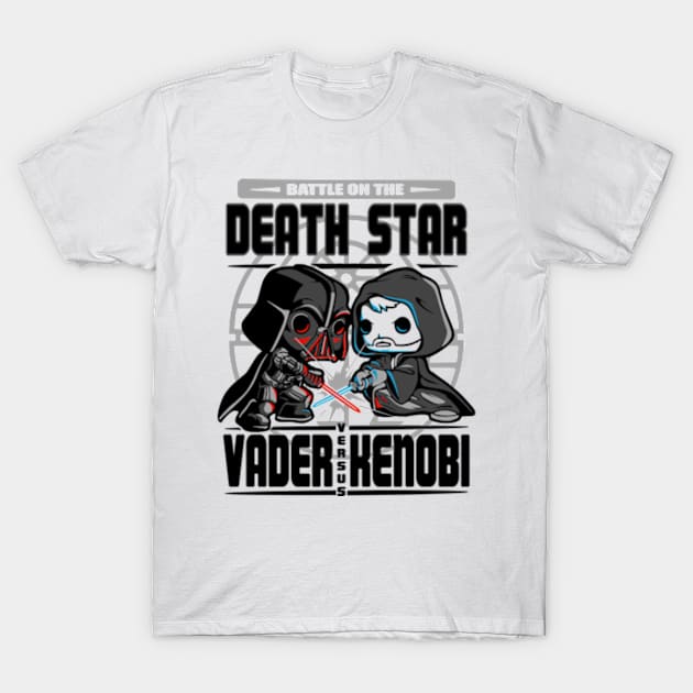 Battle on Death Star T-Shirt by Planet of Tees